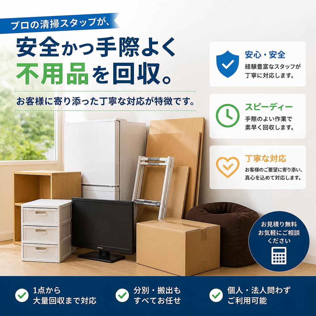 5. 経験豊富な清掃スタッフが在籍
